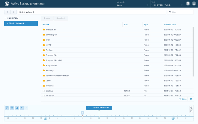 Self-service recovery portal