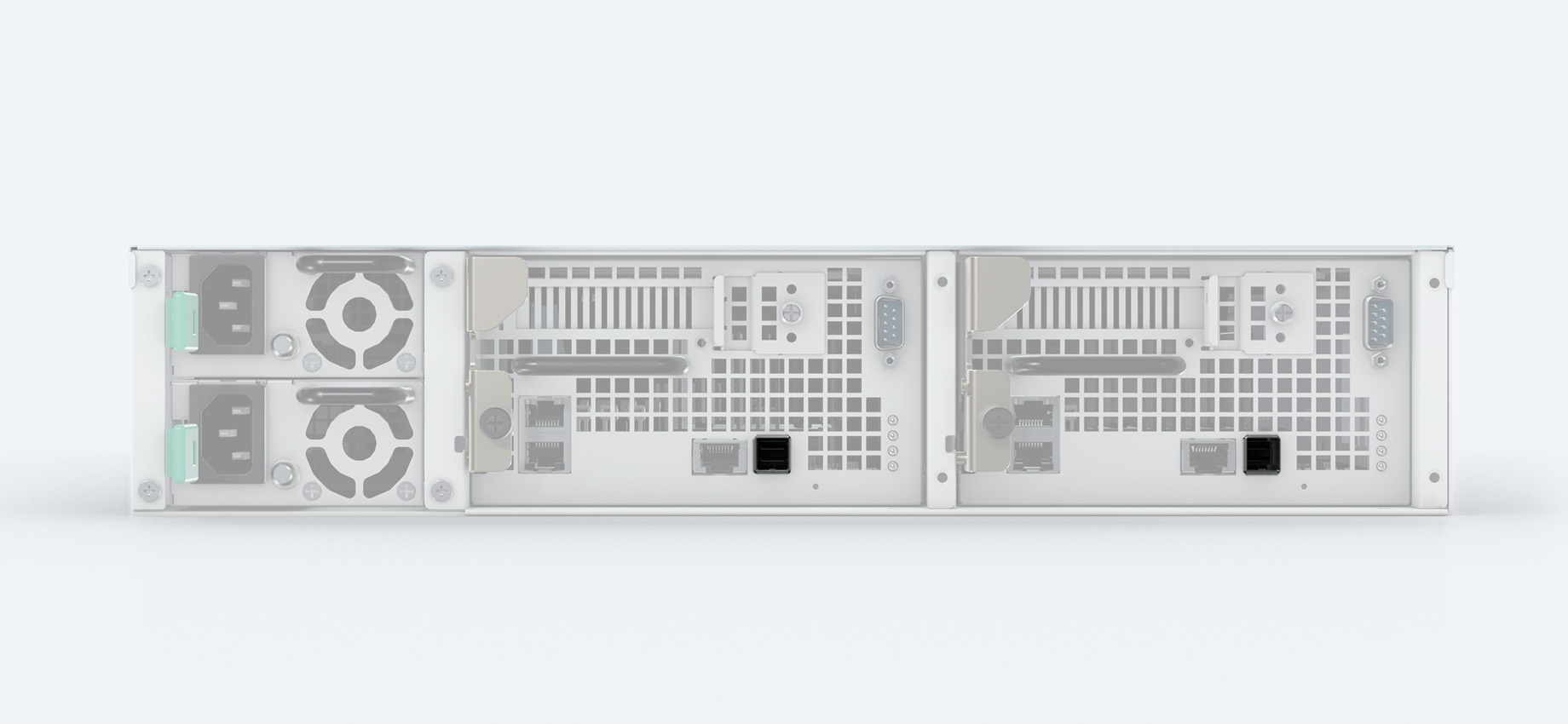 product SA3200D back view photo - Mini-SAS HD port