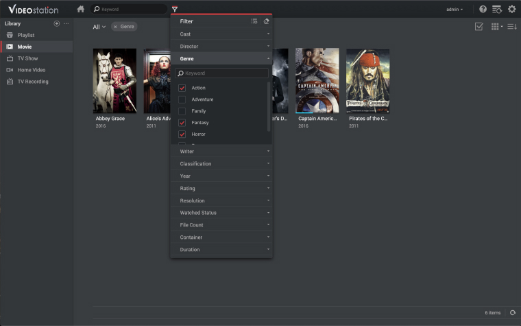 Advanced search filters
