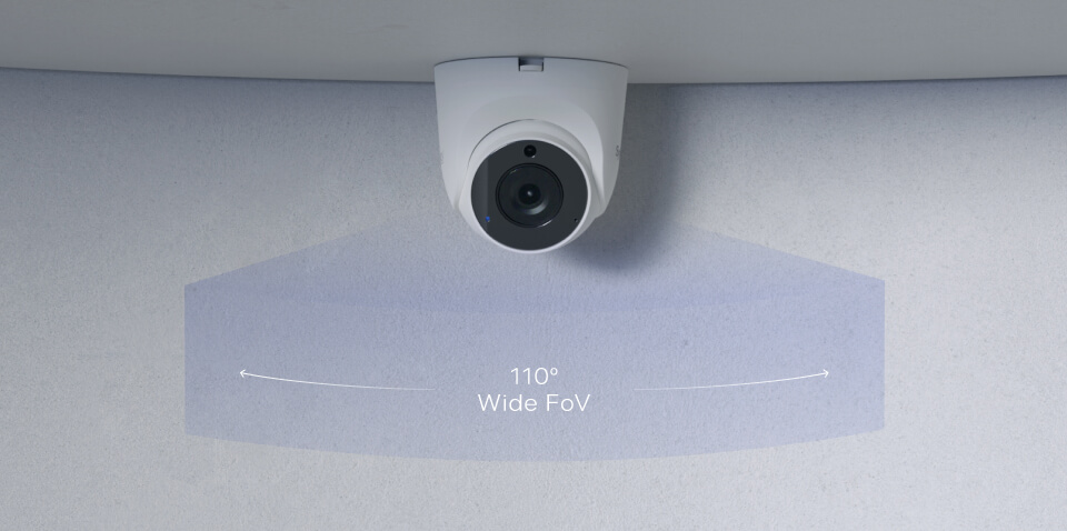 5 MP & 110° wide field of view