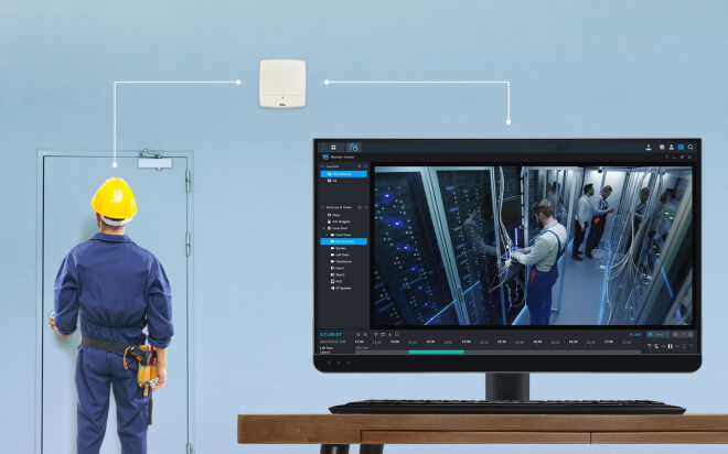 Monitor, lock, or unlock doors with Surveillance Station