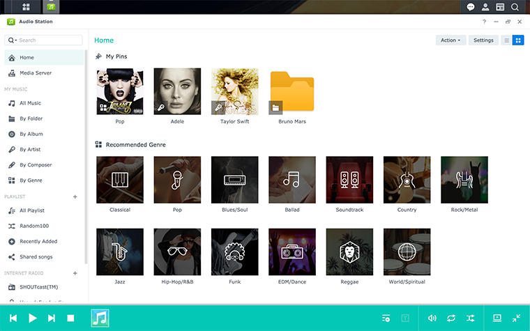 Stream music wherever you are
