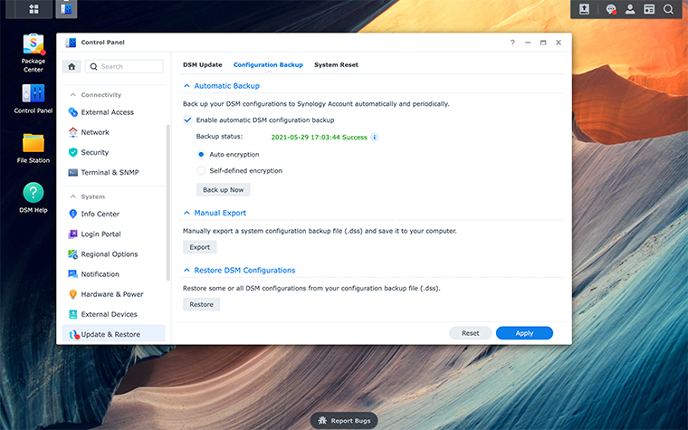 Configuration Backup