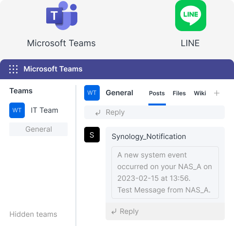 Notify the right person or team